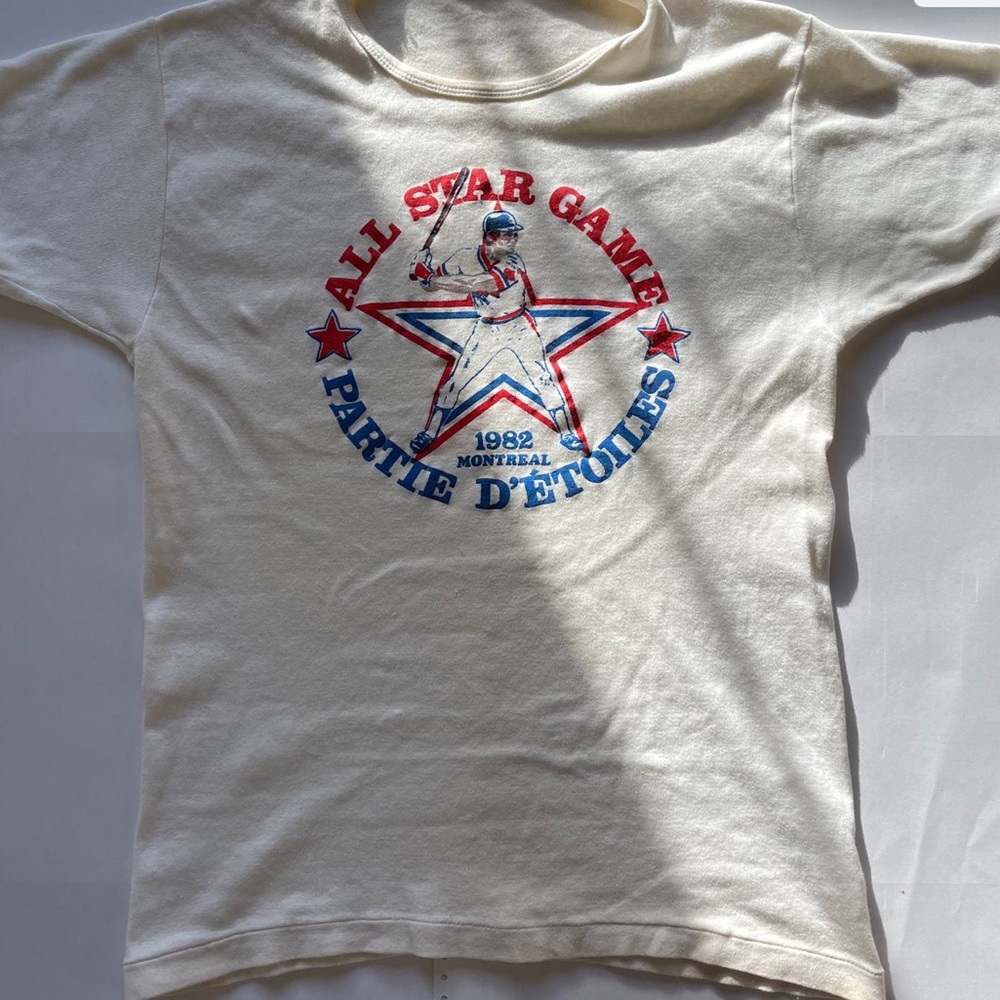 Vintage 1982 Montreal Partie D’etoilles All Star Game Tee ⚾️🏟️❤️